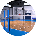 Volleyball Floor Sleeves